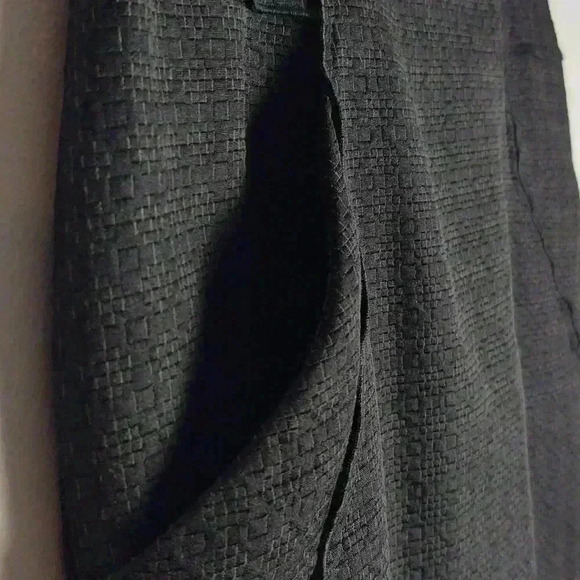 MARIO SERRANI Italy Classic Black Knit Lined Skirt w/ Pockets and Zipper Size 8 - Picture 5 of 14